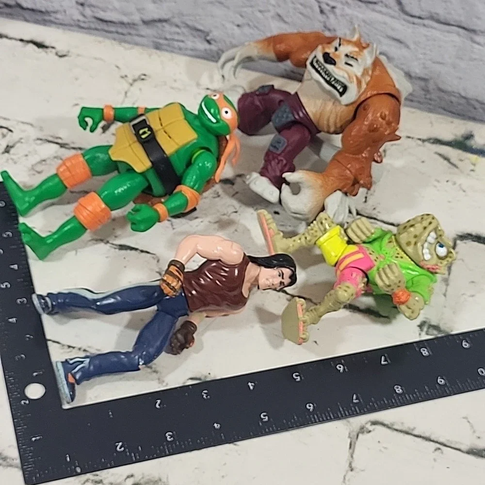 TMNT Mutant Ninja Turtles Action Figures Lot Dogpound Casey Jones‎ Bonafrog